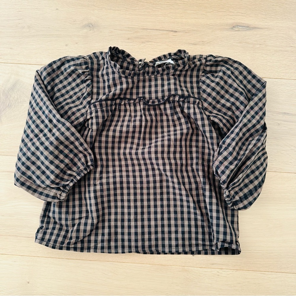 Crewcuts girls Checkered Top